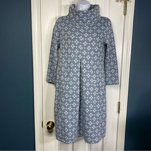 Tyler Boe Kim Mod Geometric Tunic Cowl Dress